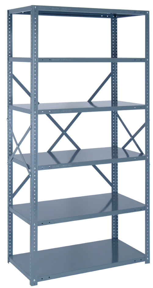 4 Shelf, 75"H - Open Shelving Unit