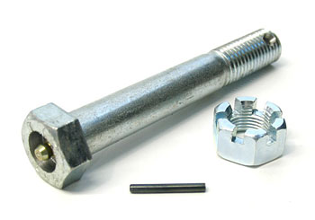 Axle W/ Lube Fitting & Nut 4-3/4"