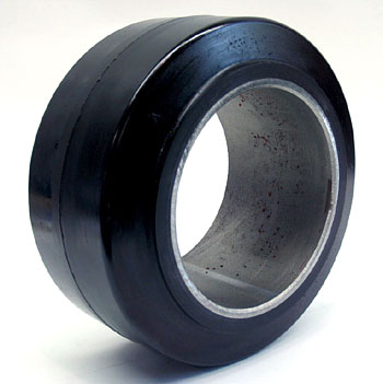 Drive Tire, Rubber Smooth Flat