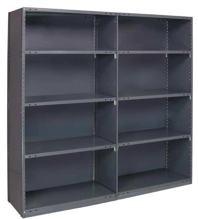 7 Shelf, 75"H - Closed Shelving Unit