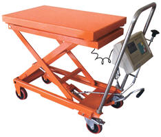 Platform Size: 19.5"W x 32"L / 500 lbs. Cap.