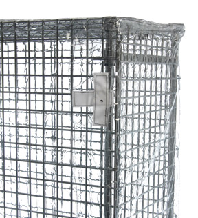 Wire Shelving Cart Covers - Clear Vinyl
