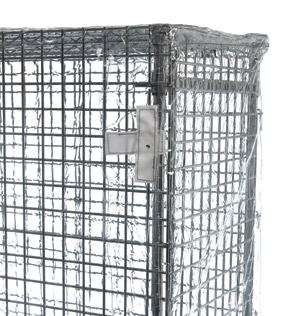 Wire Shelving Cart Covers - Clear Vinyl