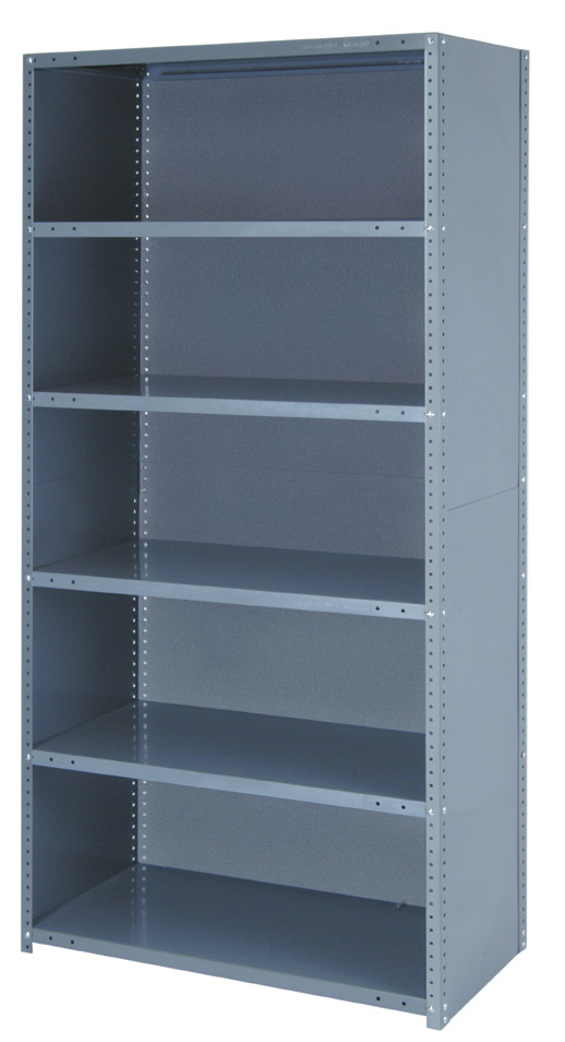 5 Shelf, 39"H - Closed Shelving Unit