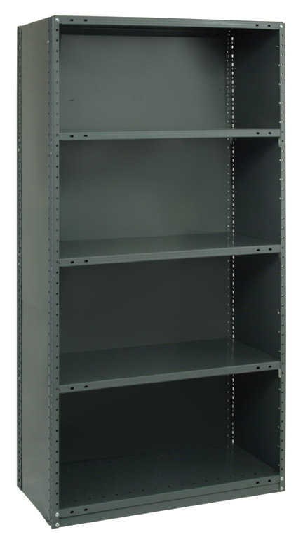 6 Shelf, 75"H - Closed Shelving Unit