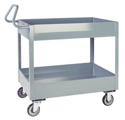 2 Shelves - Ergonomic Handle - 24 x 48