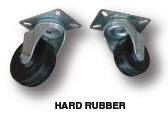 Hard Rubber: 4" x 1.25"