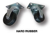 Hard Rubber: 3" x 1.25"