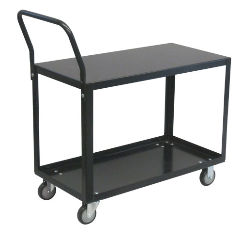 Medium Duty 2 Shelf Low Profile Cart - 24x48
