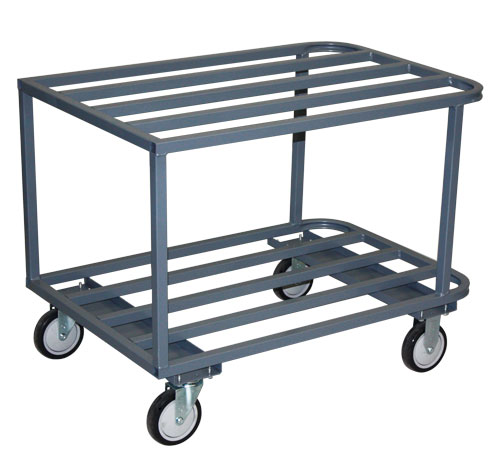 Square Tubular Frame Carts (2 Shelves) - 24x48