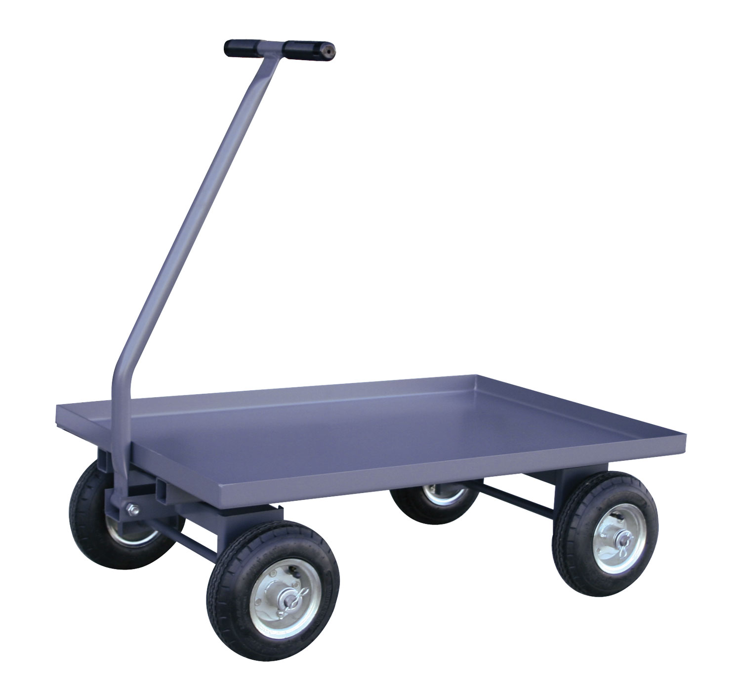 Steel Deck Wagon with 1 1/2" Retention Lips - 24 x 48