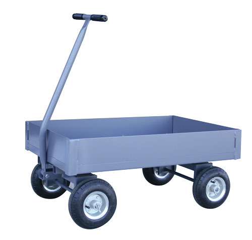 Steel Deck Wagon with 6" Retention Sides - 24 x 48