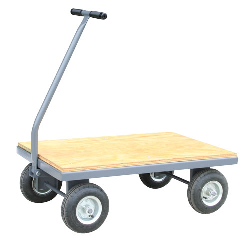 Wood Capped Steel Deck Wagon - 24 x 48