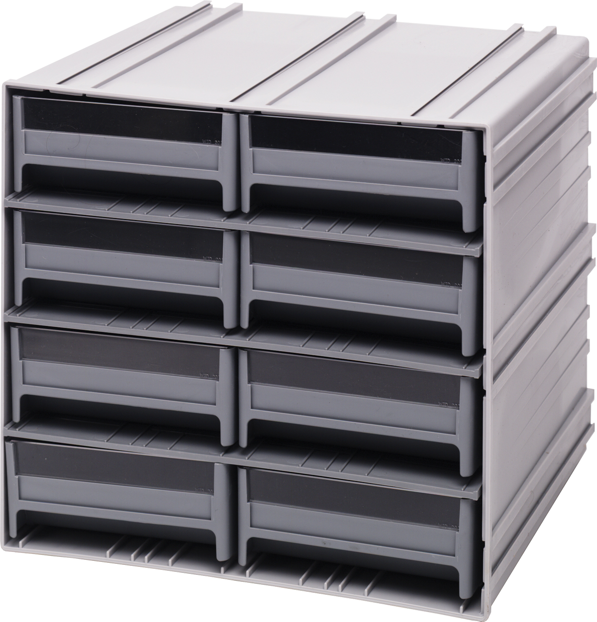 11-3/8"D x 11-3/4"W x 11"H / 8 Drawers