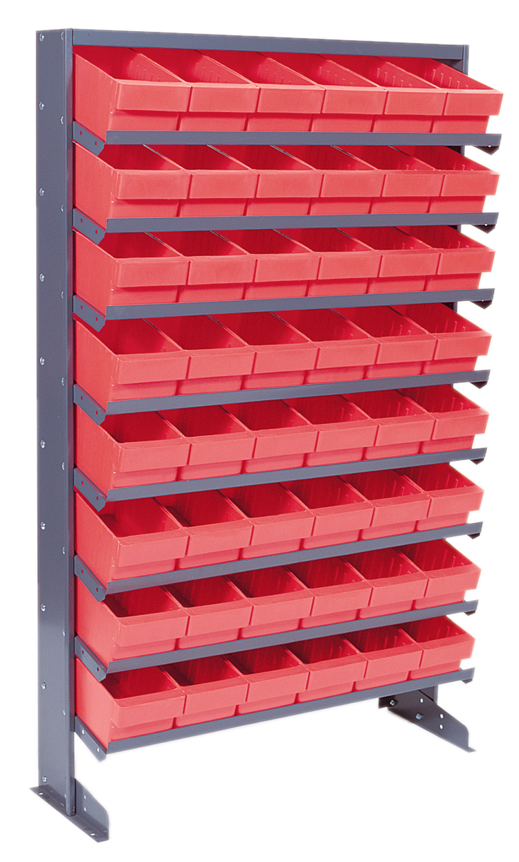 Single Sided Rack: 12"D x 36"W x 60"H 