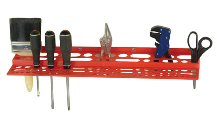 6"L x 24-1/8"W x 2-3/4"H Tool Rack