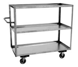 Stainless 3 Shelf Truck - 30 x 60