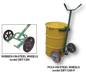 Barrel / Drum Cart - Poly-On-Steel Wheel
