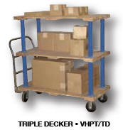 Triple Decker Hardwood Platform - 36 x 72