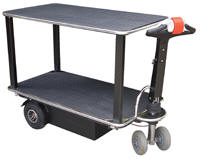 Traction Drive Cart - 2 Shelf