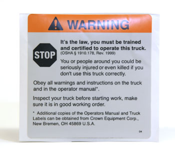 Warning Moving Vehicle