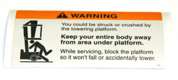 Warning Lowering Platform