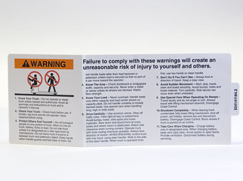 Warning Label