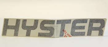 Hyster Label