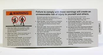 Warning Label